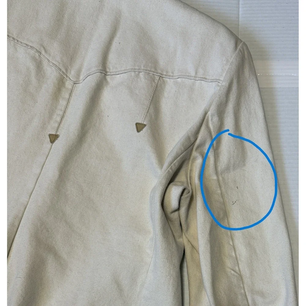 PIONEER WEAR - Mens VINTAGE Canvas Cotton &‎ Leather Accents Jacket - Size 42L